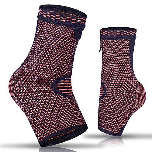 Upfist, paio di bende elastiche per caviglia, per