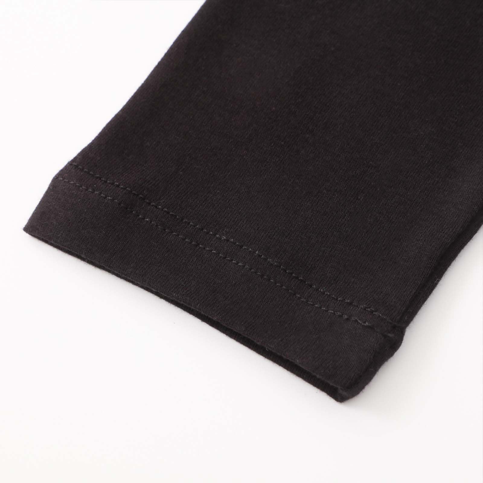 Legging Fille Lot de 3 Longs en Coton Leggings Fille Taille Élastique Couleur Unie de 6 Mois à 6 Ans