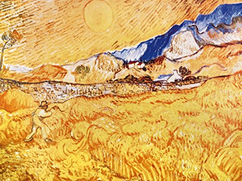 Tableau Décoratif Champ De Blé De Van Gogh – Prêt à Accrocher | Impressionnisme | Salon Chambre Cuisine