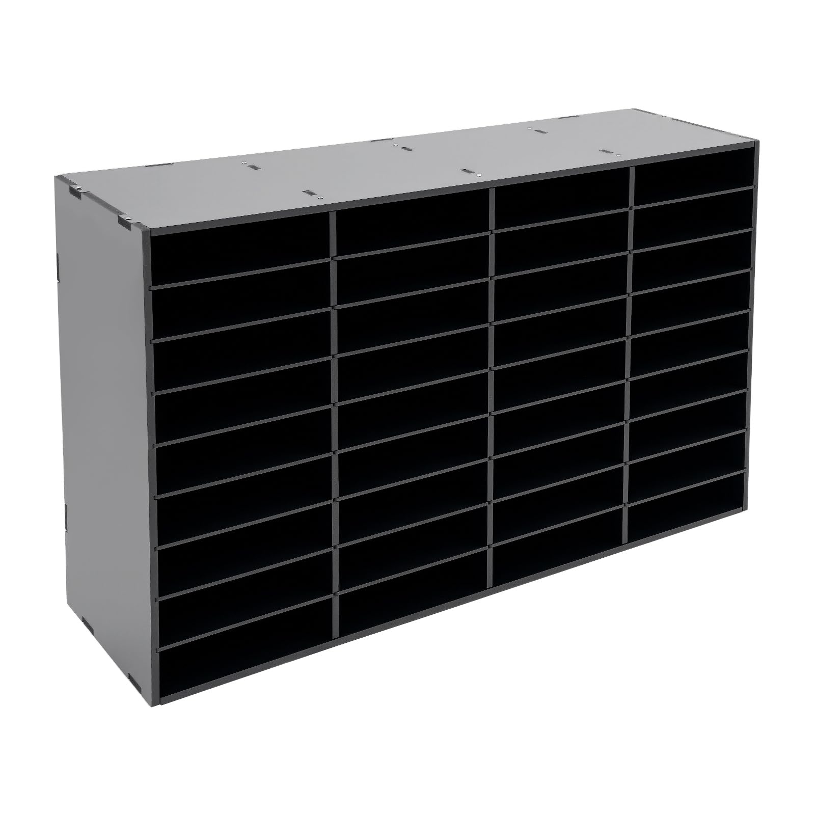 Organizer na biurko, 36 przegródek, organizer na dokumenty 80 kg, nośność, półka na dokumenty z rękawiczkami, 100 x 30 x 61 cm, do restauracji, kościołów, sal lekcyjnych