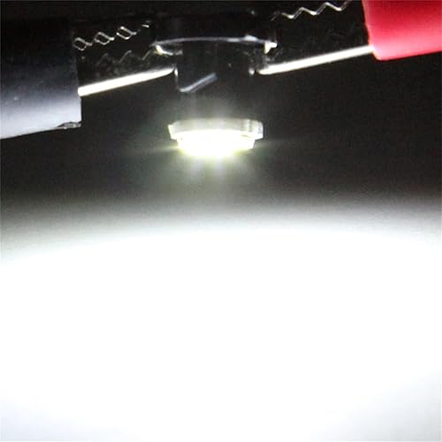 Miniatura 7 de cciyu Paquete de 6 bombillas LED W Hite T4T4.2 Neo Wedge AC LED de EE. UU., indicador de luz indicadora de luz en racimo