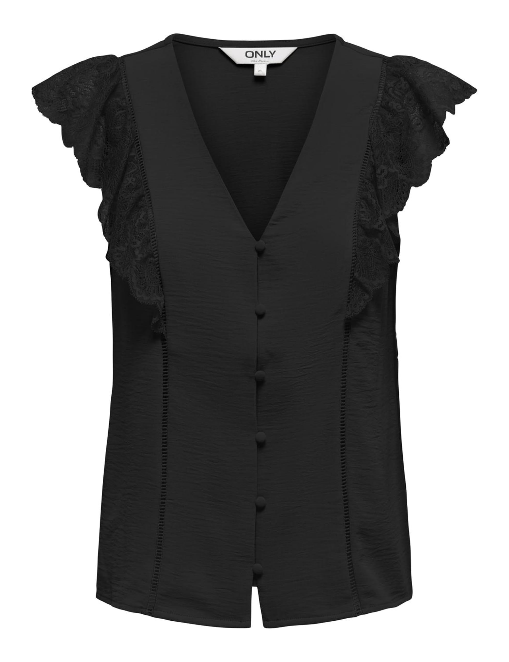 ONLY Damen Onlmette Life Sl V-Neck Mix Top WVN Cs