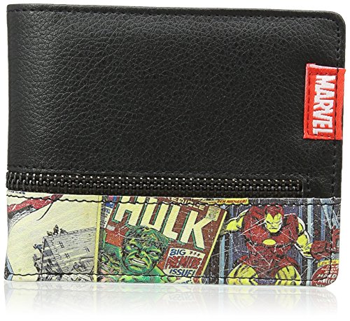 BB Designs Europe Limited - Cartera unisex para adulto, diseño de cómic, color negro