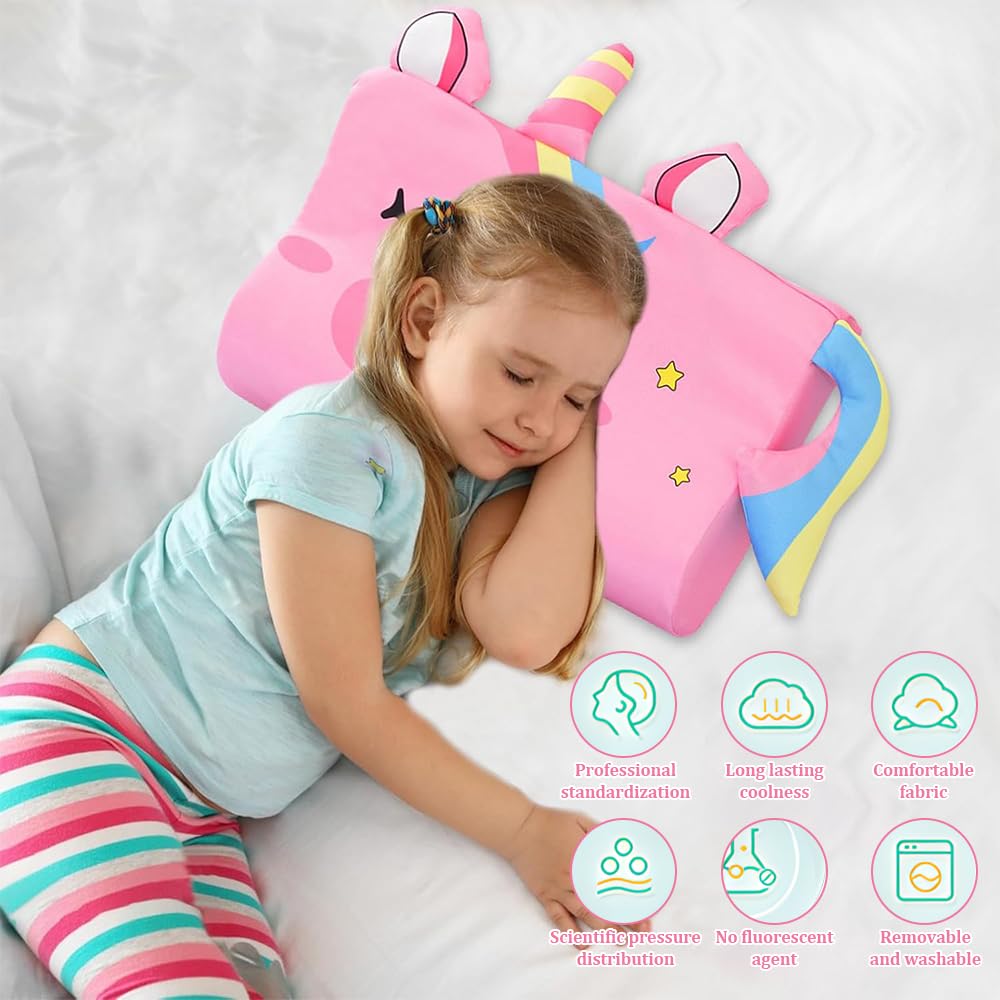 XUXLEKK Schlummerkids Calmly Kinderkussen, 45 x 27 cm