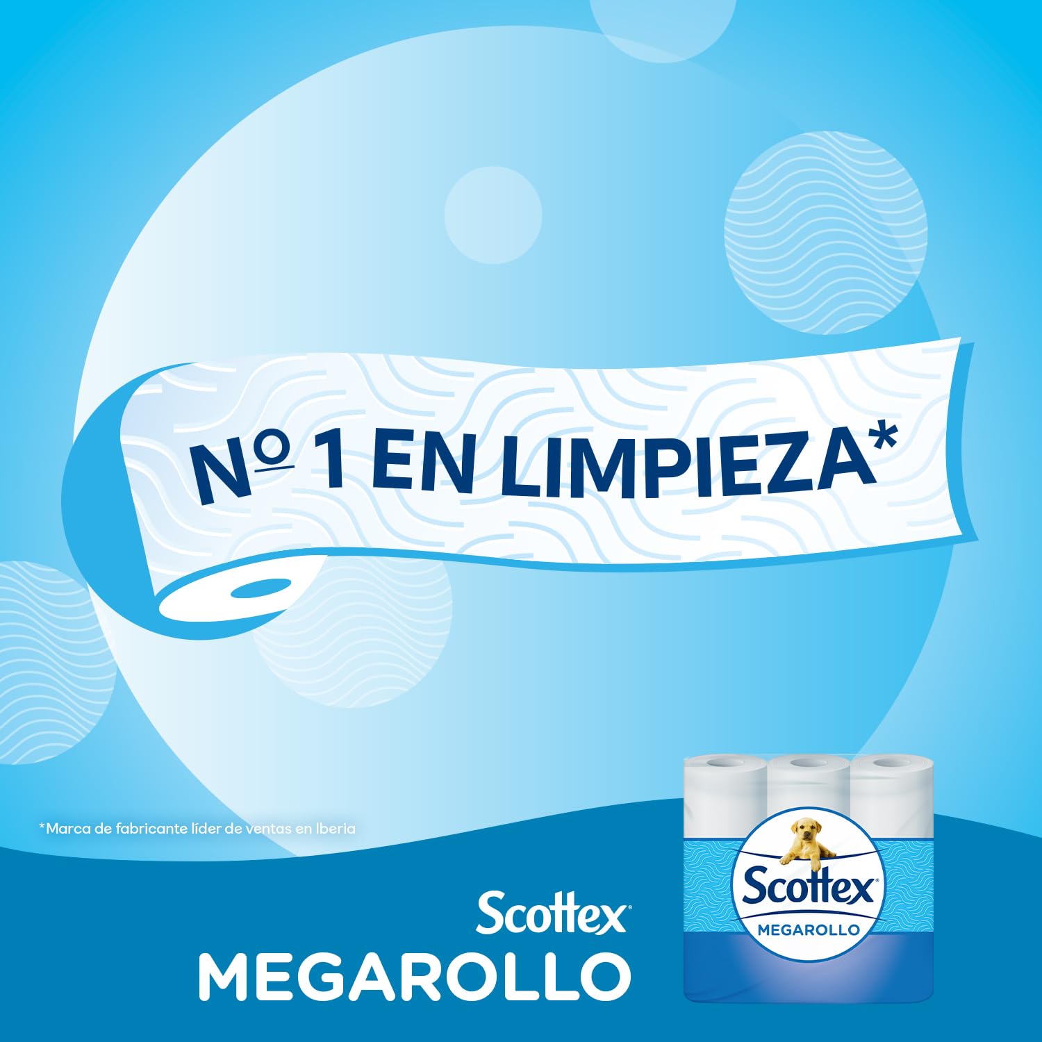 Scottex Papel Higiénico Megarollo (Doble rollo) 48 rollos equivalen a 96 rollos regulares - (4 packs de 12 rollos)