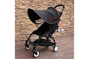 Universal Sun Shade Stroller - Breathable & Adjustable Stroller Sunscreen Cover