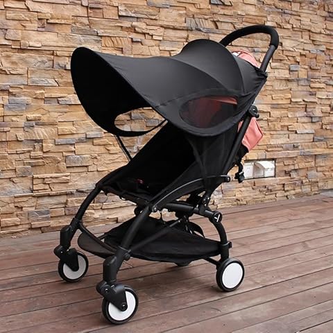 Sun Shade for Strollers Universal Strollers Cover Breathable UV Protection Cover Adjustable Stroller Sun Shade Summer Stroller Accessories Sunscreen Cover Baby Stroller Windshield Cover