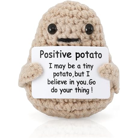Mini Inspirational Potato: Spread Joy and Motivation with a Pocket-Sized Pick-Me-Up