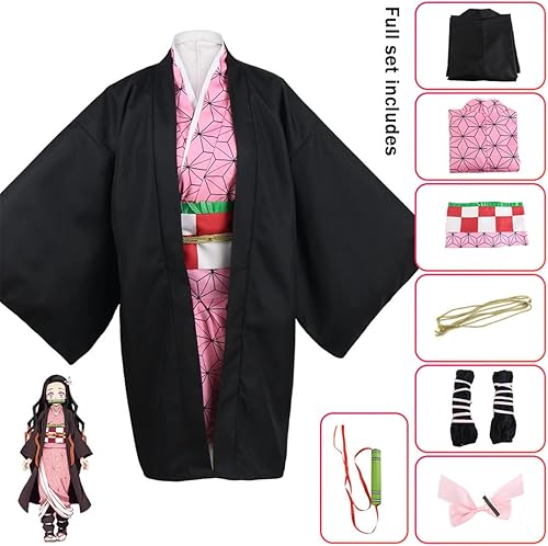 Miniatura 2 de Disfraz de cosplay de anime Shinobu Cosplay Nezuko Cosplay para niños y niñas