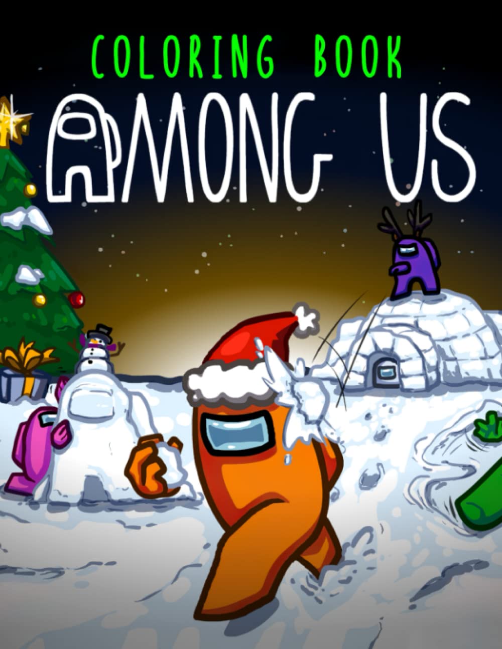 Among Coloring Book: Designs Adorable Us All Volumes Adults Books Birthday Or Holidays