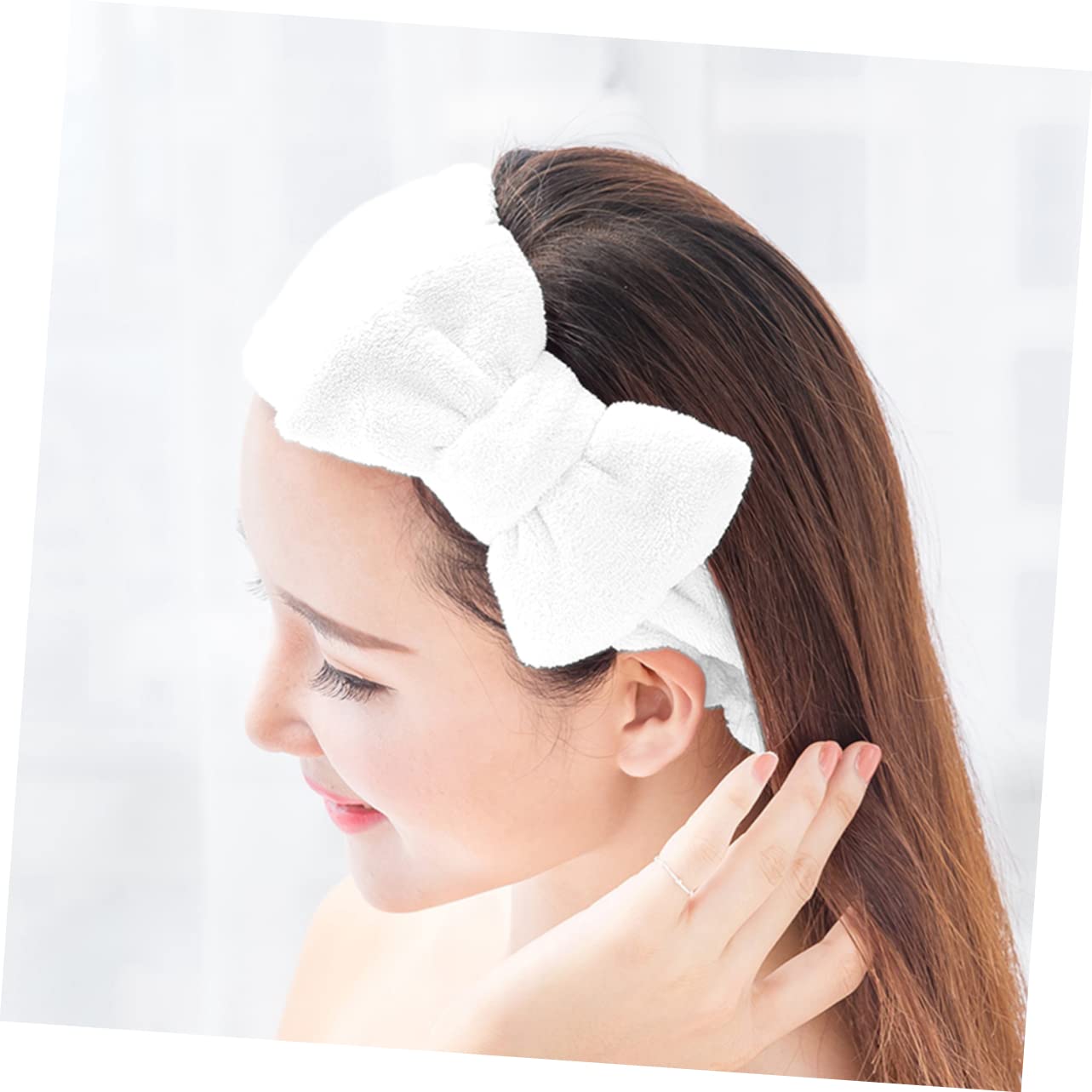 DOITOOL 9pezzi Fascia Per Con Nodo Da Blu Rosa Bianco Fascia Elastico Per Donne e Ragazze Perfetta Per Sport e Trucco