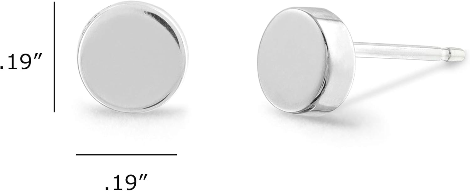 Boma Jewelry Sterling Silver Circle Geometric Stud Earrings - Image 5