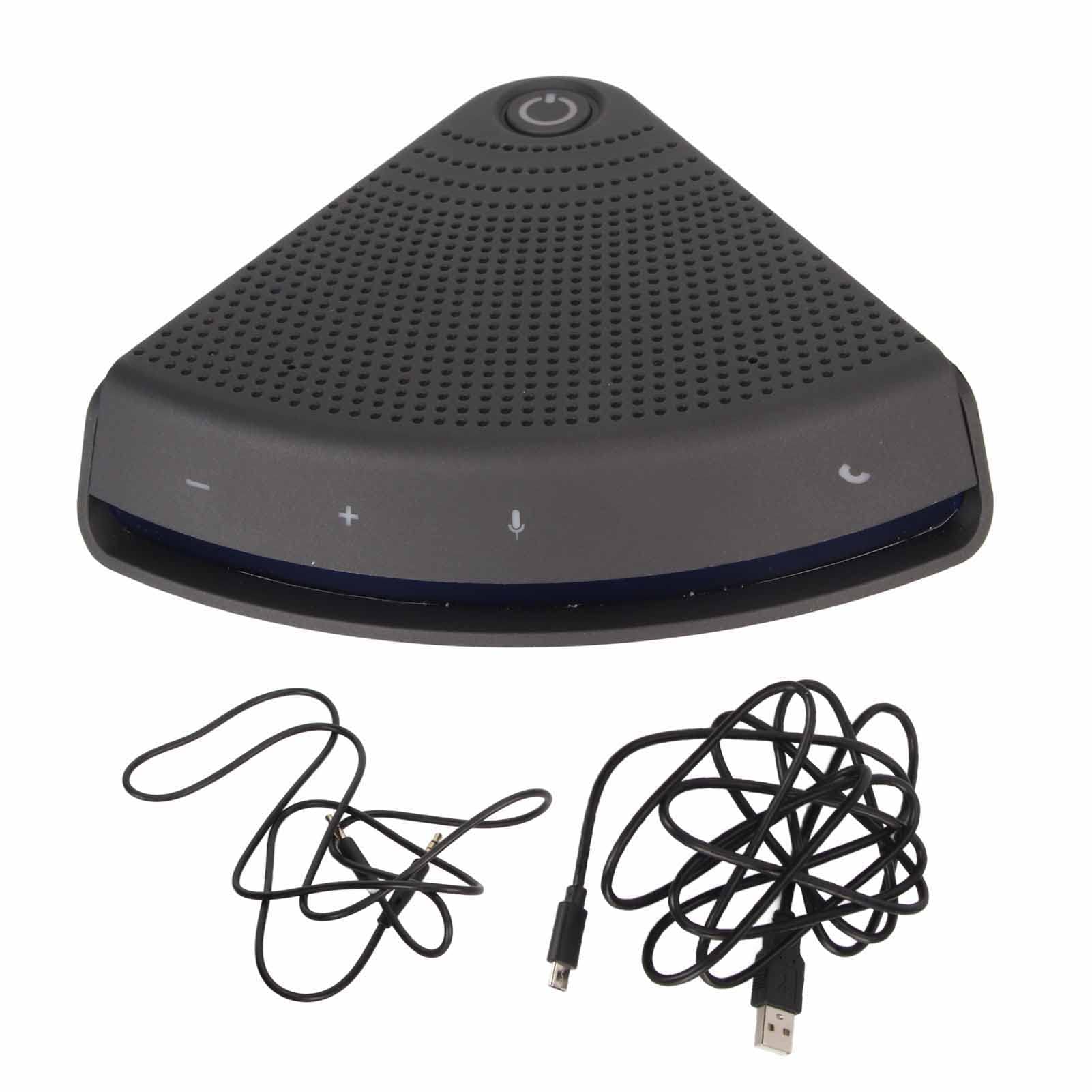 Asixxsix Microfono per Conferenza, Microfono Omnidirezionale con Riduzieone del Rmore con Doppia modalithà Cablata, Usb per Conferenza per Riunioni Online, Registrazione, Chat