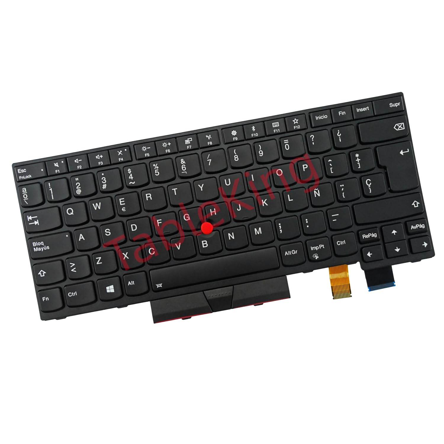 Teclado retroiluminado de Repuesto para Lenovo Thinkpad T470 T480 A475 A485 (Spanish)