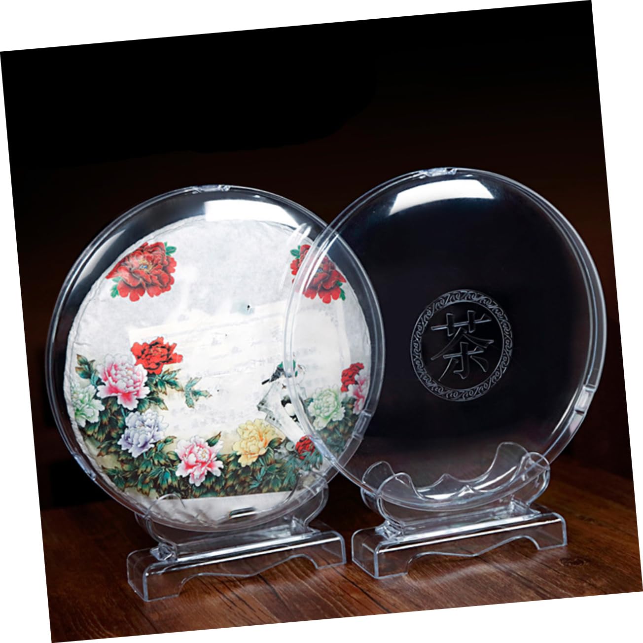 Wakauto Plastic Tea Holder with Rack Stylish Tea Container for Home Storage Lightweight and Compact for Displaying and Organizing