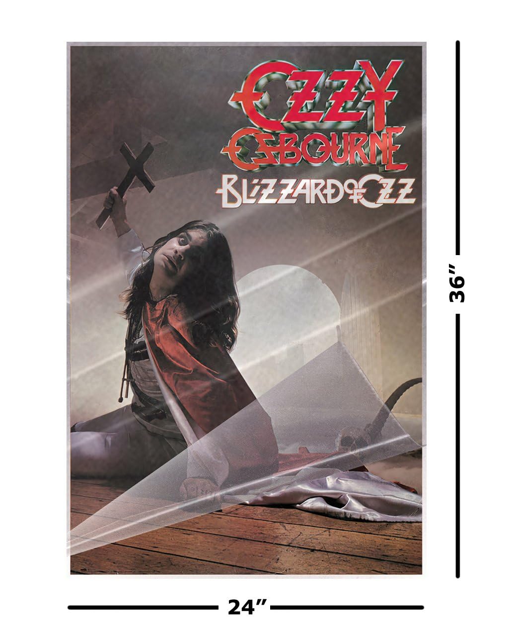 Amazon.com: Ozzy Osbourne - Music Poster (Blizzard Of Ozz) (Size