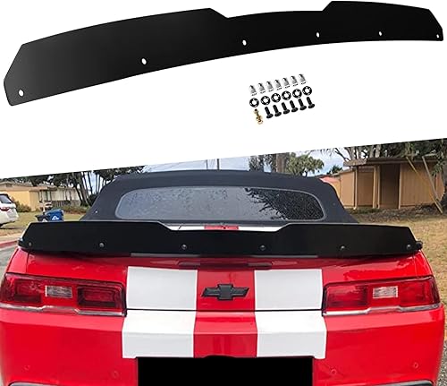 Alerón trasero de mimbre para Chevy 2014-2015 Camaro de 5 generación SS RS LS LT 1LE ZL1 Alerón de mimbre de una pieza