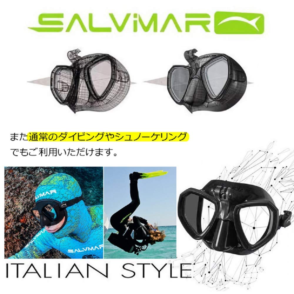 新品・未使用】サルヴィマートリニティマスク【魚突き・スピアフィッシング】 Amazon | Salvimar ( サルビマー ) ダイビング マスク TRINITY