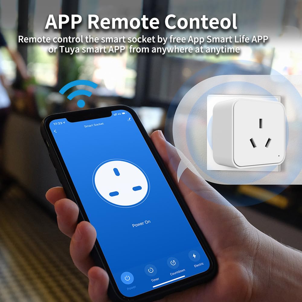 Zigbee Smart Plug Outlet Compatible with Alexa Google Assistant App and Voice Control ZigBee Hub Required AU 16A — view 4