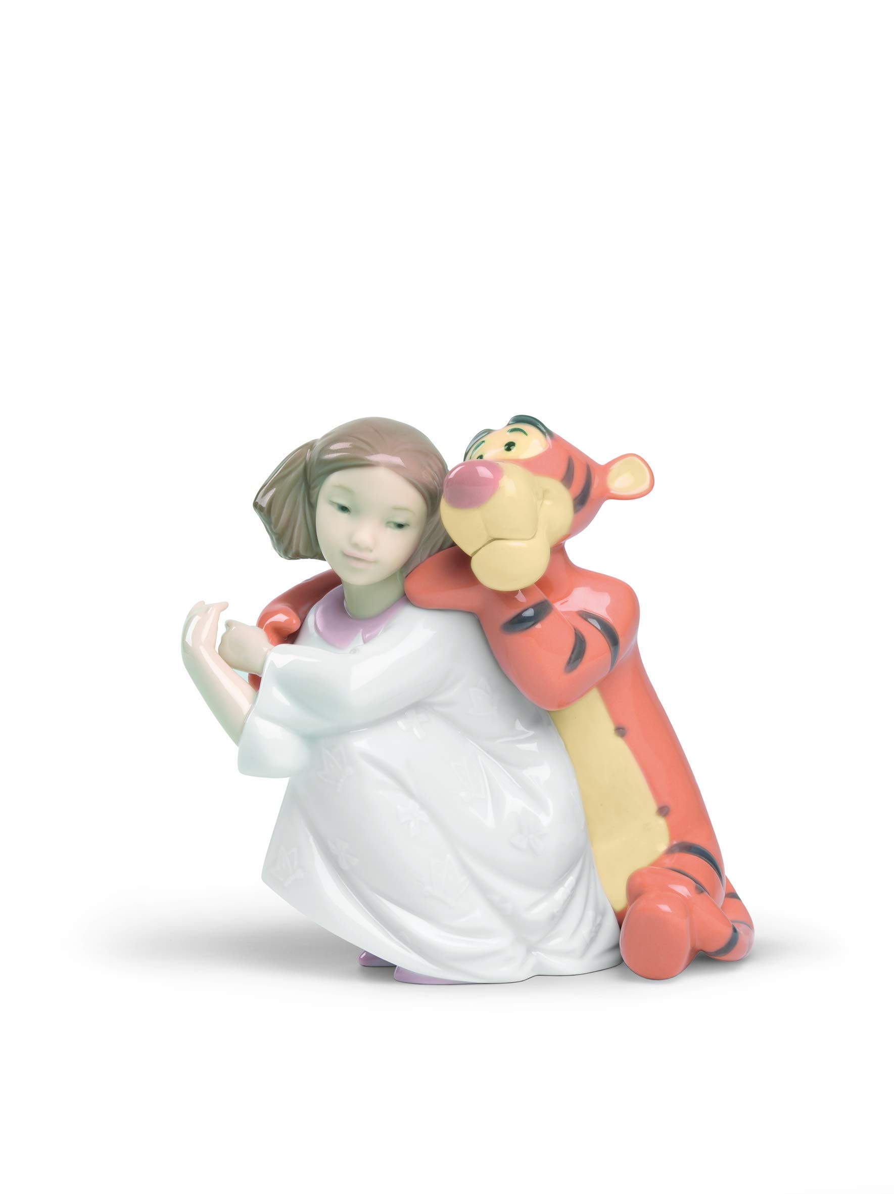 NAO Hugs With Tigger. Porcelain Tigger (Disney) Figure.
