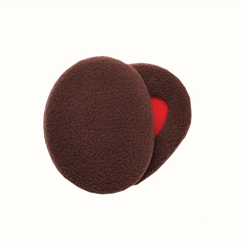 SprigsEarbags Bandless Ear Warmers/Fleece Earmuffs with Thinsulate - Brown, Medium
