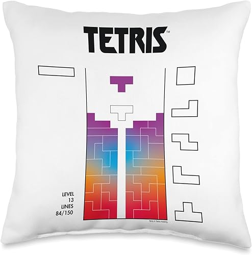 Color Fade Game Art - Almohada de 16 x 16 pulgadas, multicolor