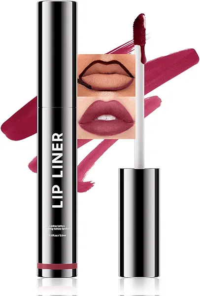 Anguishil Lip Stain, Lip Gloss Transfer-Resistant Waterproof Smudge-Proof Moisturizing, Lip Tint for Women Gift All-Day Color Hold (Mauve)