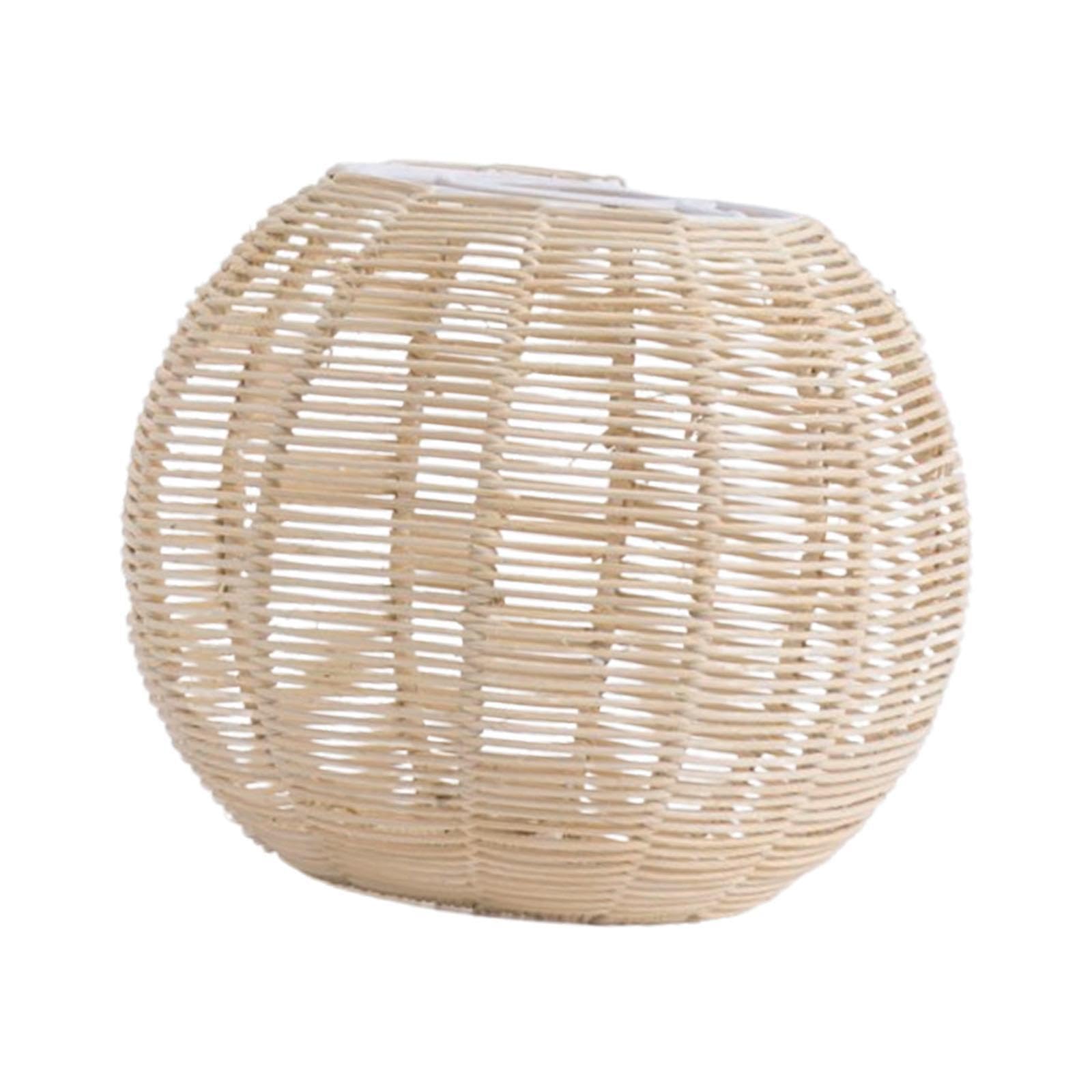 Mophrati Light Woven Lampshade Replacement Chandelier Cover For Bedroom Beautiful Accents Highlighting Decor Rope Pendant Lamp Shade Is Combine Traditional, Style A