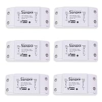 Algopix Similar Product 6 - Sonoff WiFi Switch Pack of 6 Wireless