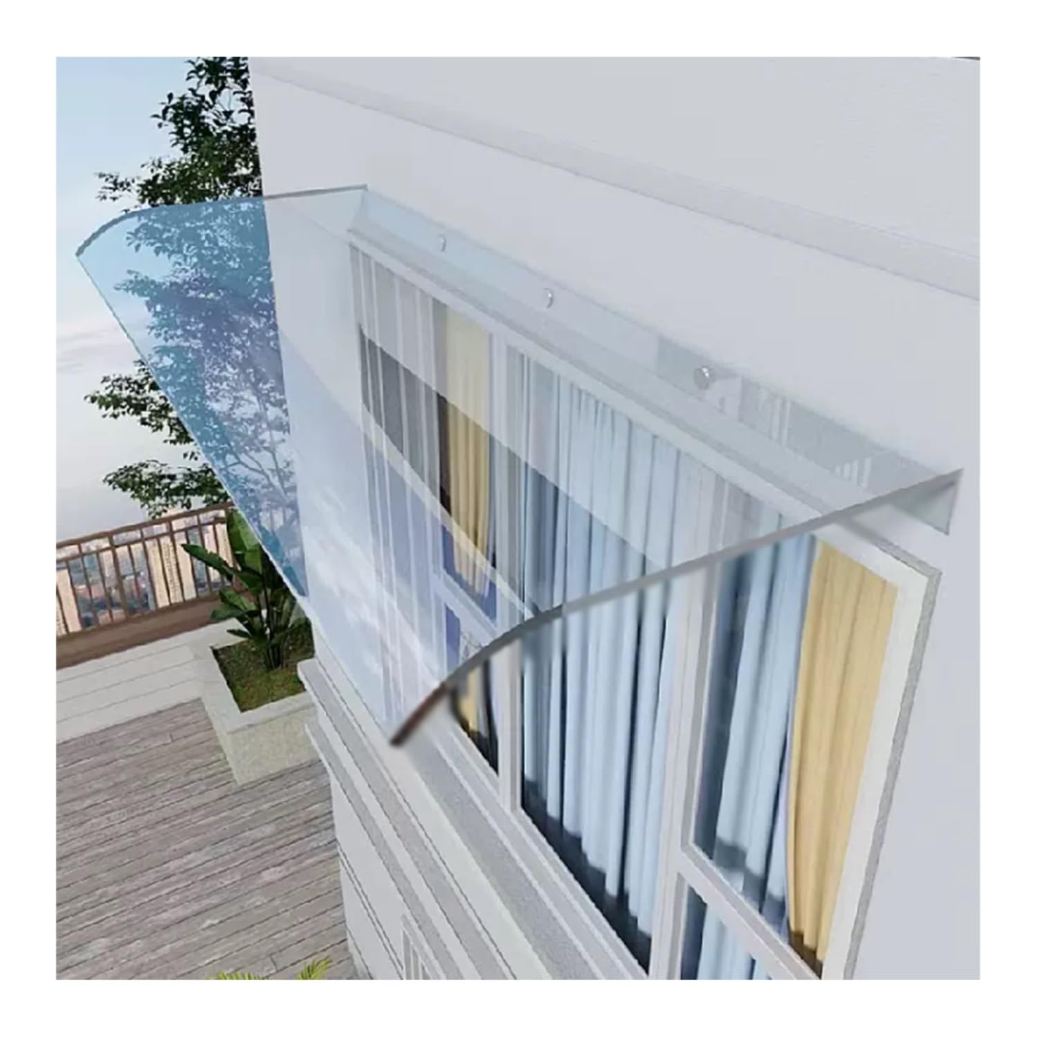Auvent extérieur pour terrasse étanche et élégant
