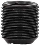 (8pcs) BelMetric M6X0.5X6 Fine Thread Flat Point Allen Drive Set Screw, DIN 913 / ISO 4026, Hardened Steel, Black SS6X0.5X6FLAT-8