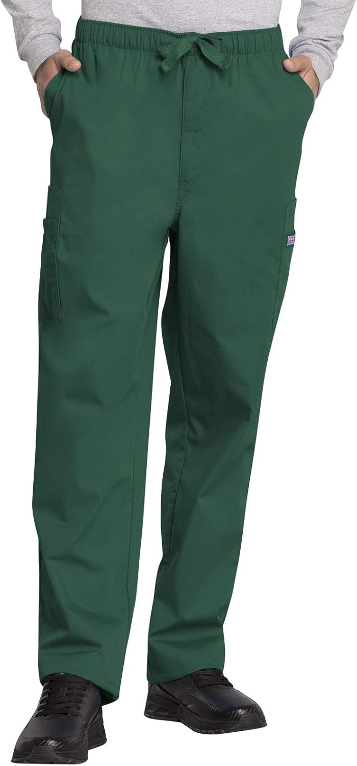 Cherokee Scrub for Men Fly Front Cargo Pant with 7 Pocket, Durable, Fade Resistant Fabric - 4000