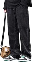 dockstreet Men Baggy Denim Jeans in Pure 100% Cotton Denim || Stretchable (Jet Black) and Stretchable (Colored) Jeans || Unisex Designs||Jeans||