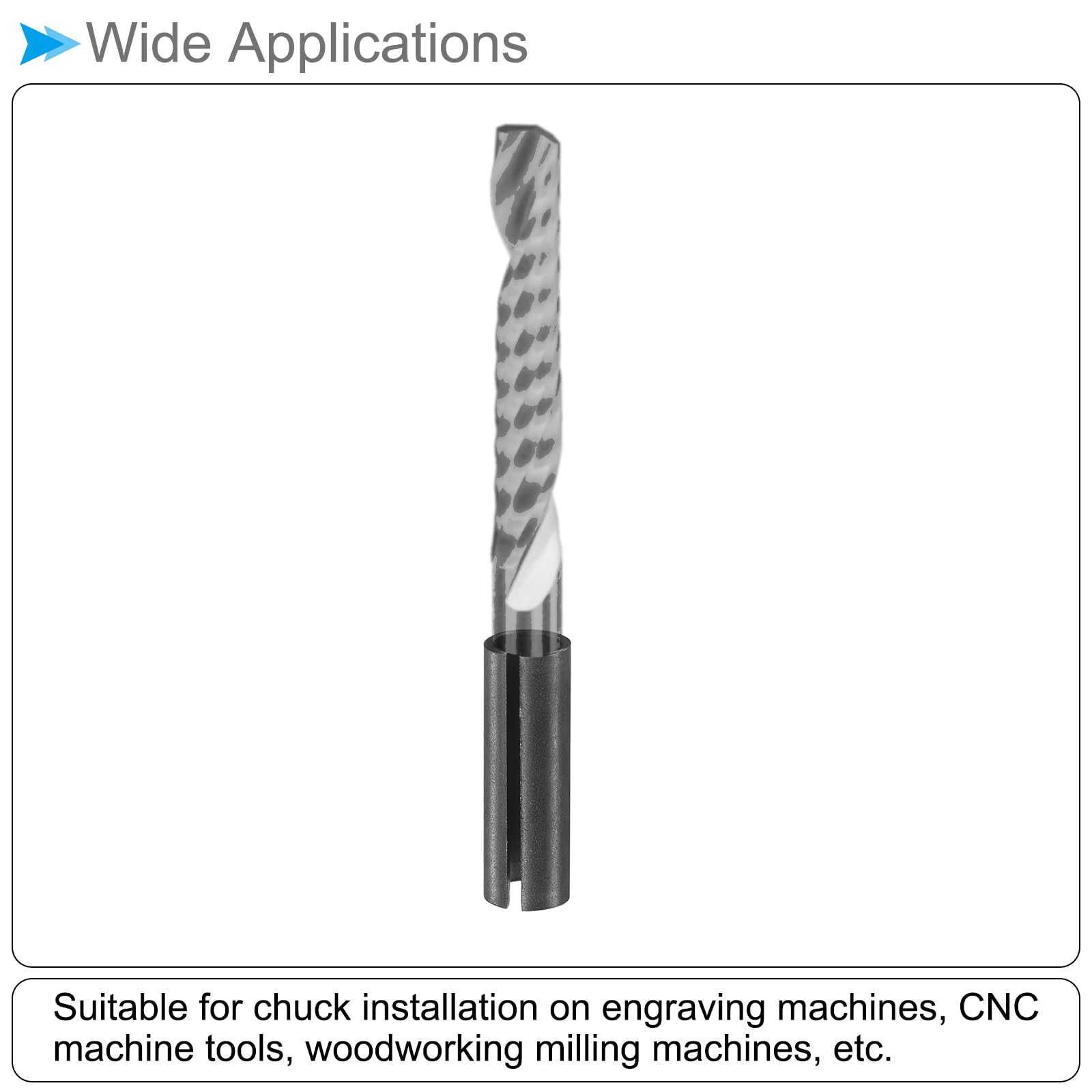 CoCud Router Collet Driver Adapter, 12mm to 8mm 1/2" Outer Dia, Lathe CNC Milling Bit Shank Carving Machine - Image 3
