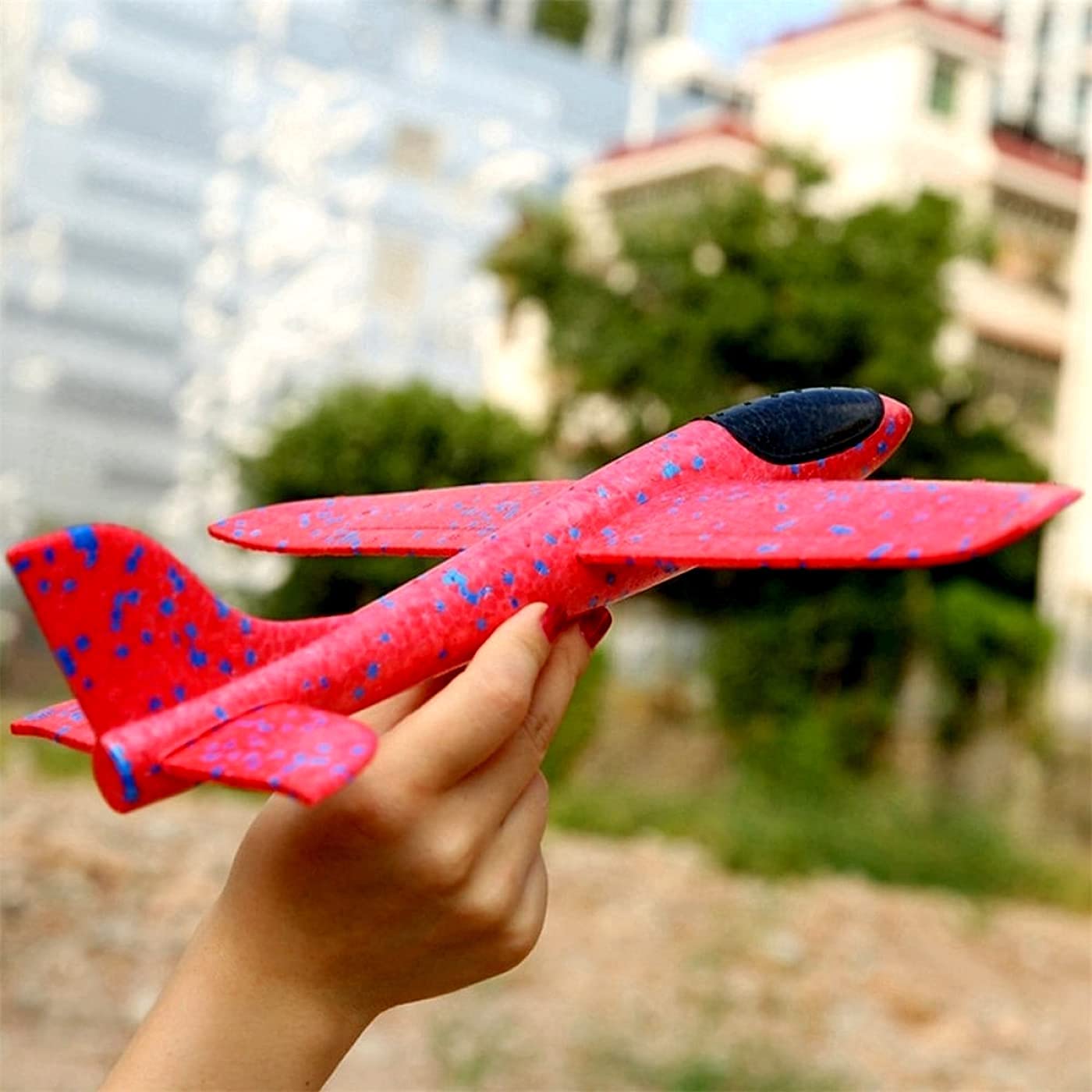 Ekan Pull The String and Fly Toys Hand Flying Throwing Toy for Fun Outdoor Toy for Boys and Girls 1 Pcs