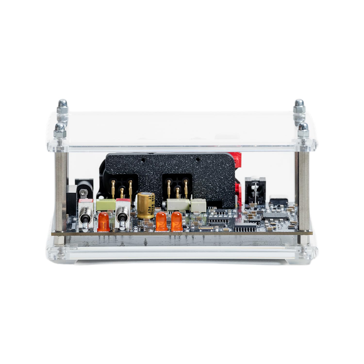 Apos x Geshelli Merlin AKM Desktop DAC, 32-bitowy/768 kHz Hi-Fi dekoder audio AK4493, DSD512, wejście USB typu C, wyjścia XLR i RCA, konwerter audio Hi-Res do słuchawek, wzmacniaczy i monitorów