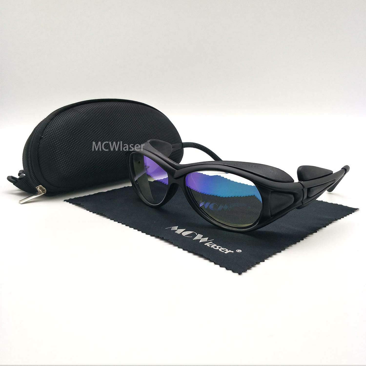 MCWlaser 2PCS CO2 Laser Safty Protective Goggles Glasses 1064nm Reflective Type CO2 Laser Eyewear For Fiber YAG Laser Marking Cutting YAG Hair Tattoo Removal Beauty Treatment Instrument EP-24