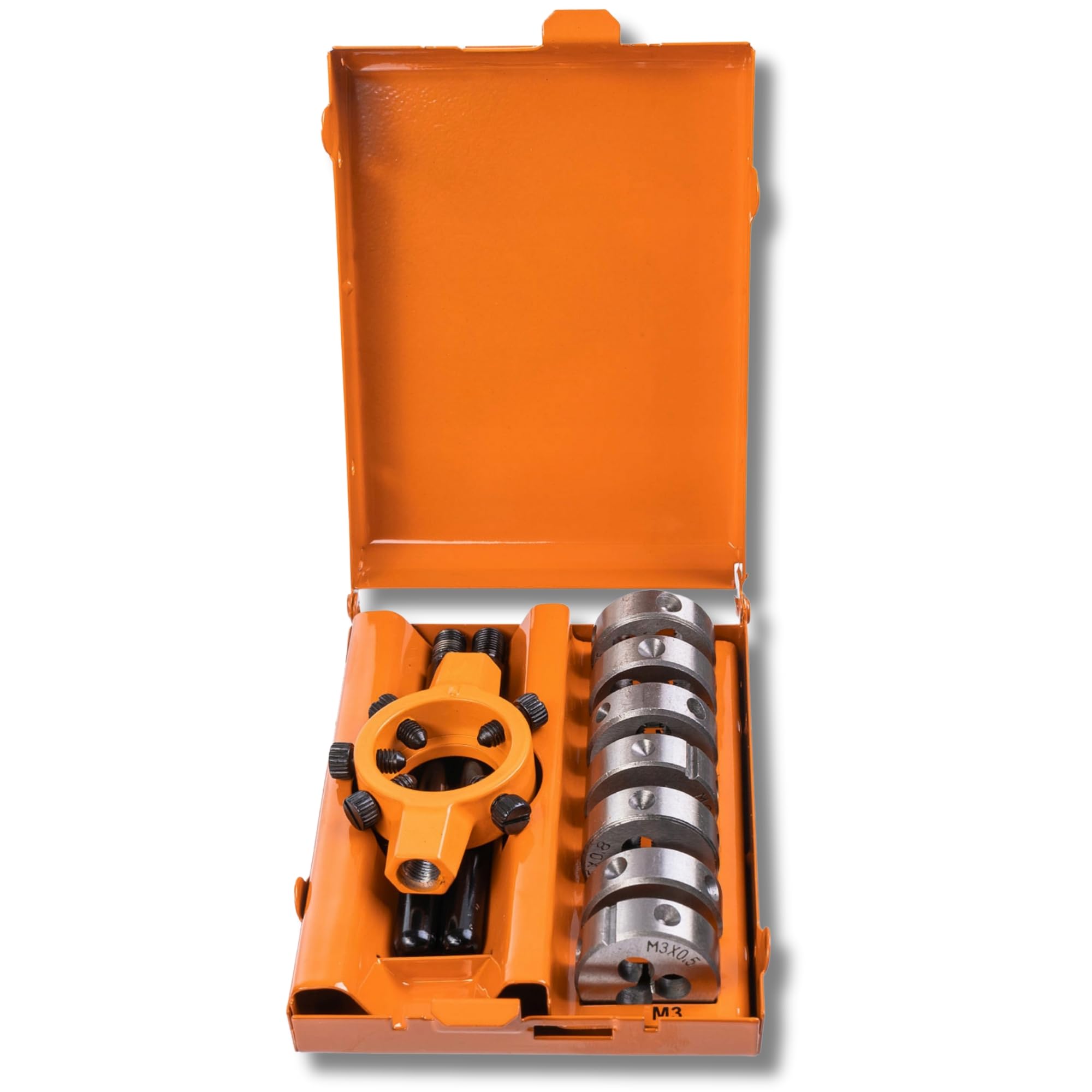 Lot de 8 tarauds DIN223 - Filetage M3-M12