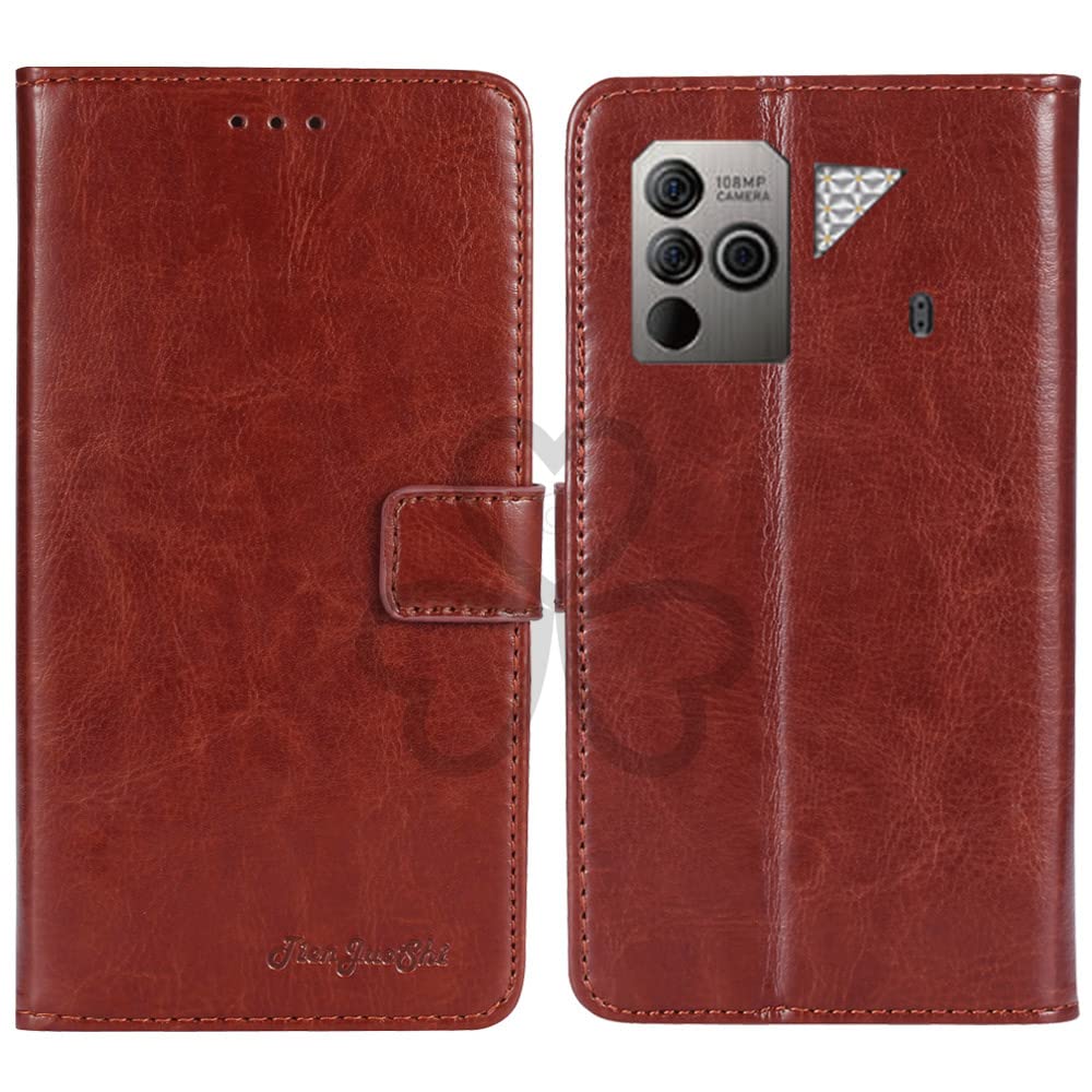 TienJueShi Nero Premium Retro Stand Portafoglio TPU Silicone Caso per Ulefone Power Armor 13 6.81 inch in Pelle Case Copertina Custodia Protettiva Cover