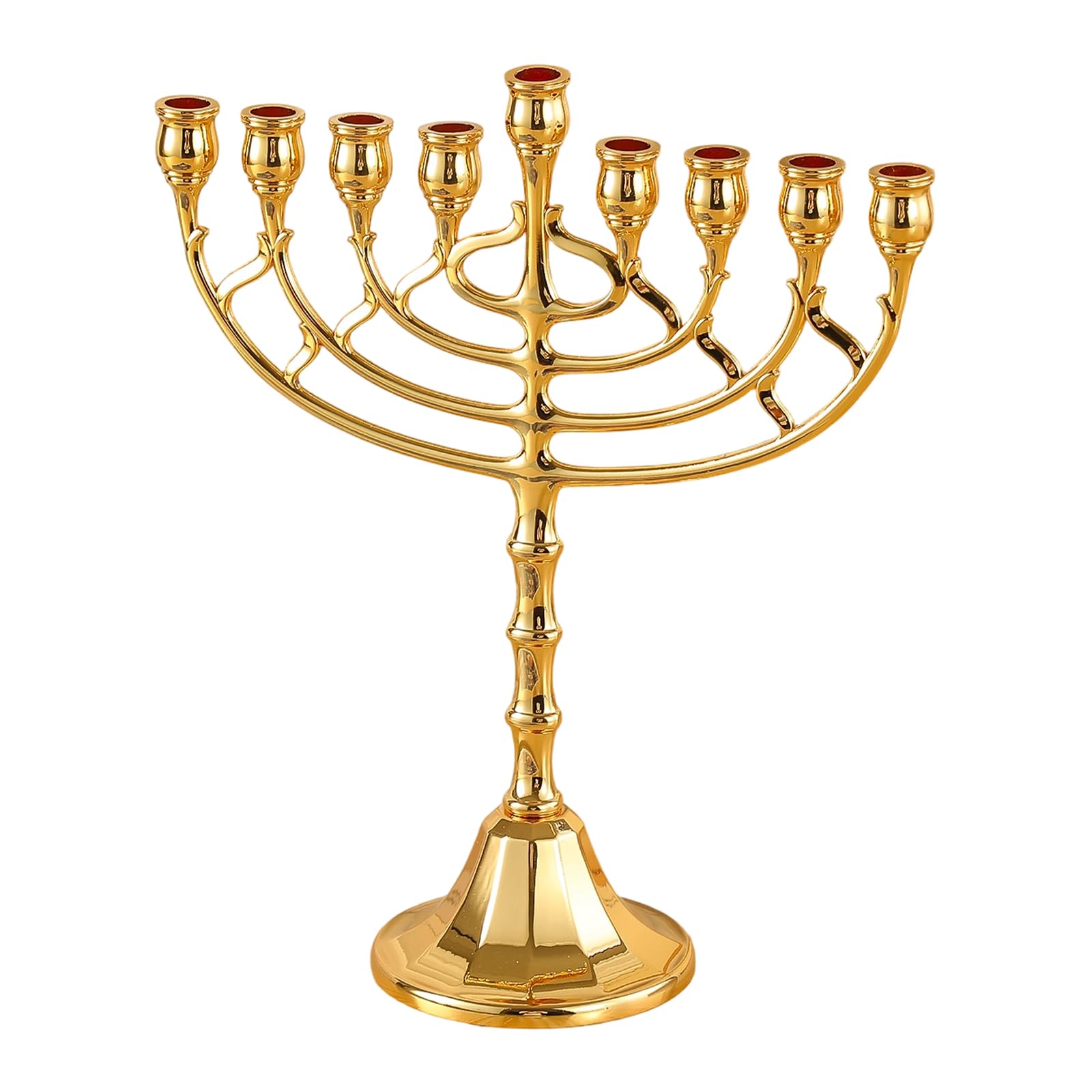 9 Branch Menorahs Hanukkah for Shabbat, Tabernacle, Holders for Chanukah, Jewishes Party Decorations Hanukkah