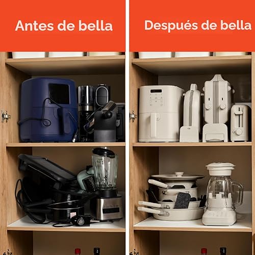 Miniatura 7 de bella Máquina de gofres Flip-n-Store, revestimiento antiadherente de cerámica EverGood™, utensilios de cocina Fits-anywhere™, luz indicadora de