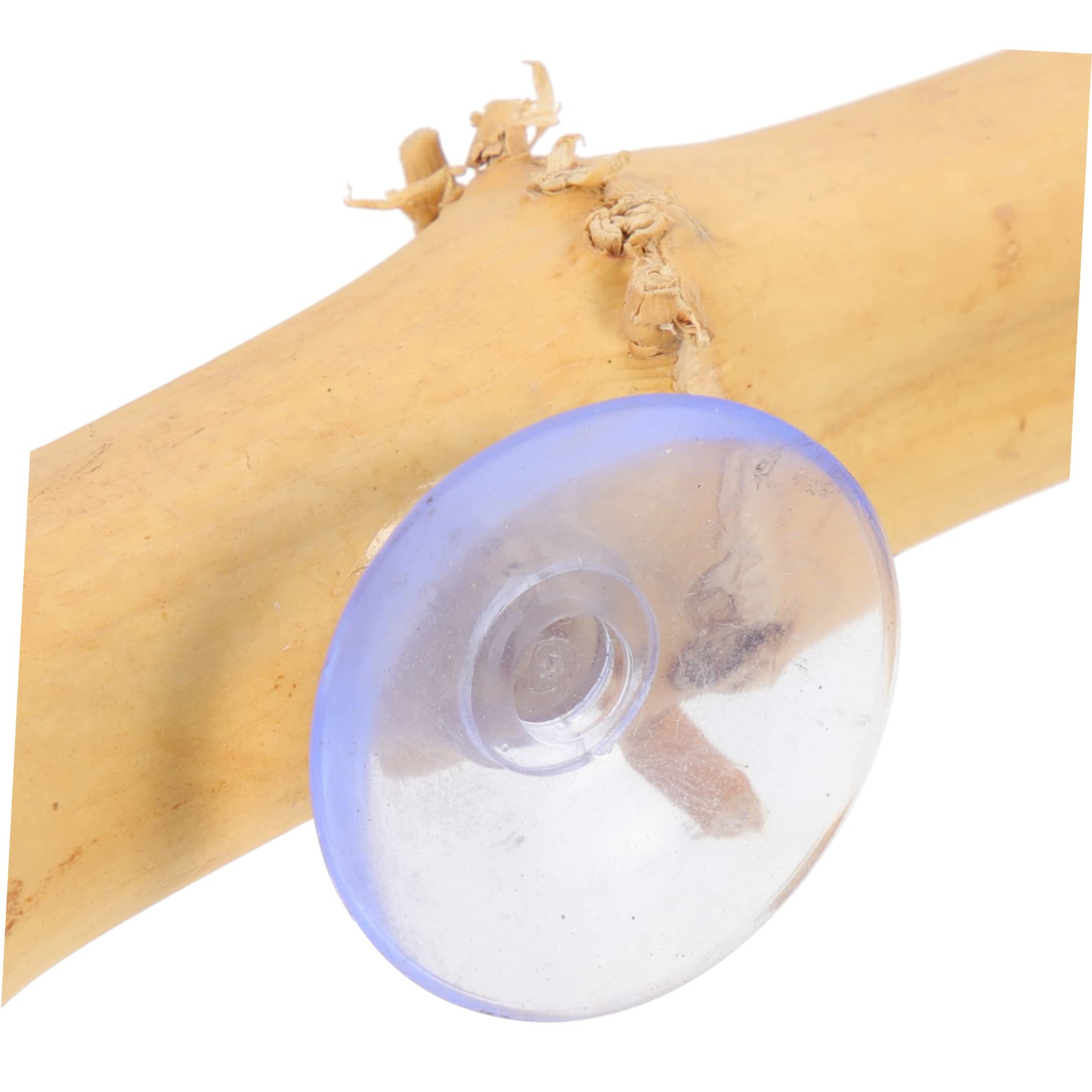 Mipcase 4piezas Soporte Decorativo para Terrarios De Dragón Barbudo Juguete De Escalada De Madera Ventosa para Reptiles Accesorio para Crear Un Saludable y Divertido