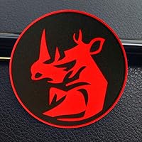 Vista 3 de Rhino Head Tactical Milspec Milspec 3D Parche de PVC (rojo)