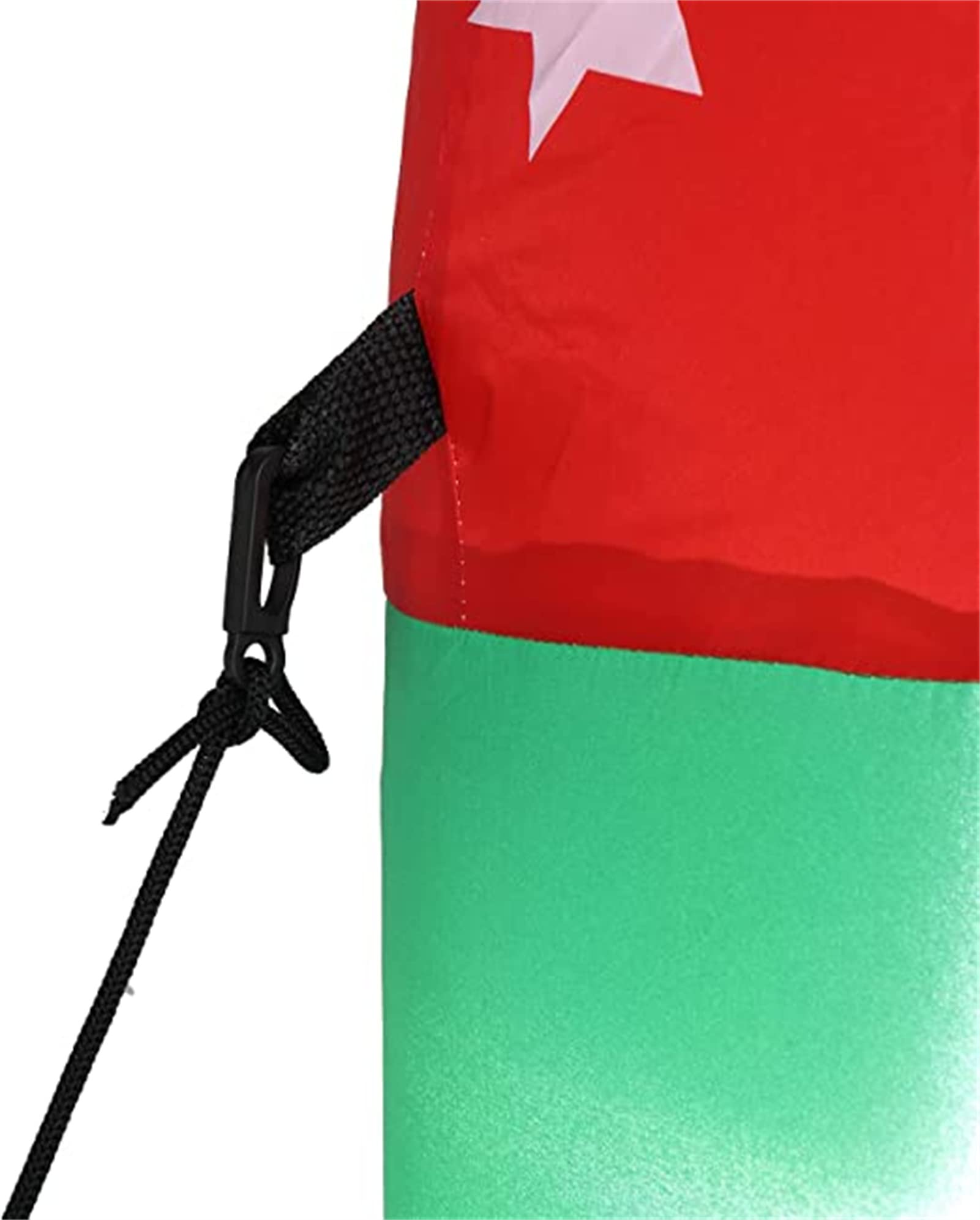 QBOMB Arche Gonflable de Noël de 8 Pieds avec lumières LED intégrées, Père Noël et Bonhomme de Neige Décorations de Vacances en Plein air pour la pelouse de Jardin de Jardin