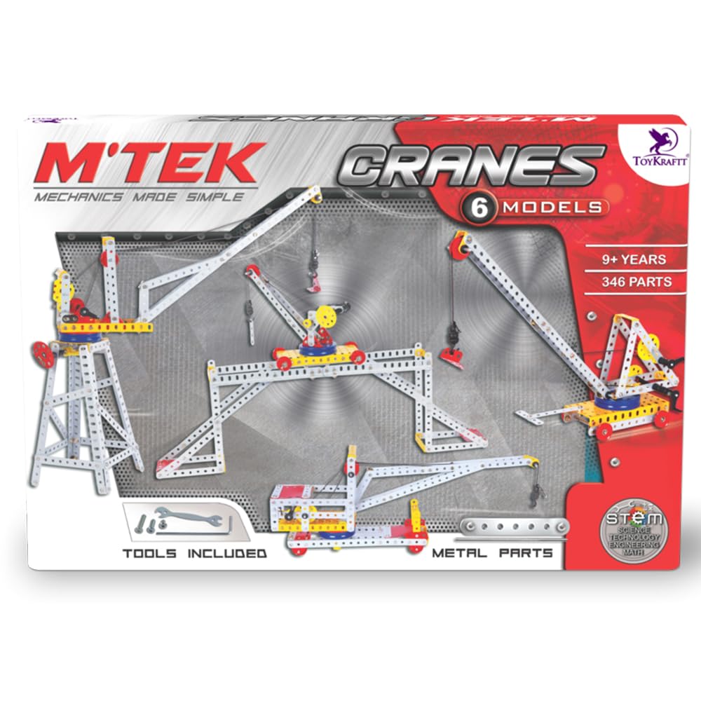 TOYKRAFTT Cranes - Mechanics Toys, Birthday Gift for Boys, Boys Toys 9 to 15 Years, Toys for Boys Girls, Engineering Set for Boys-image-13