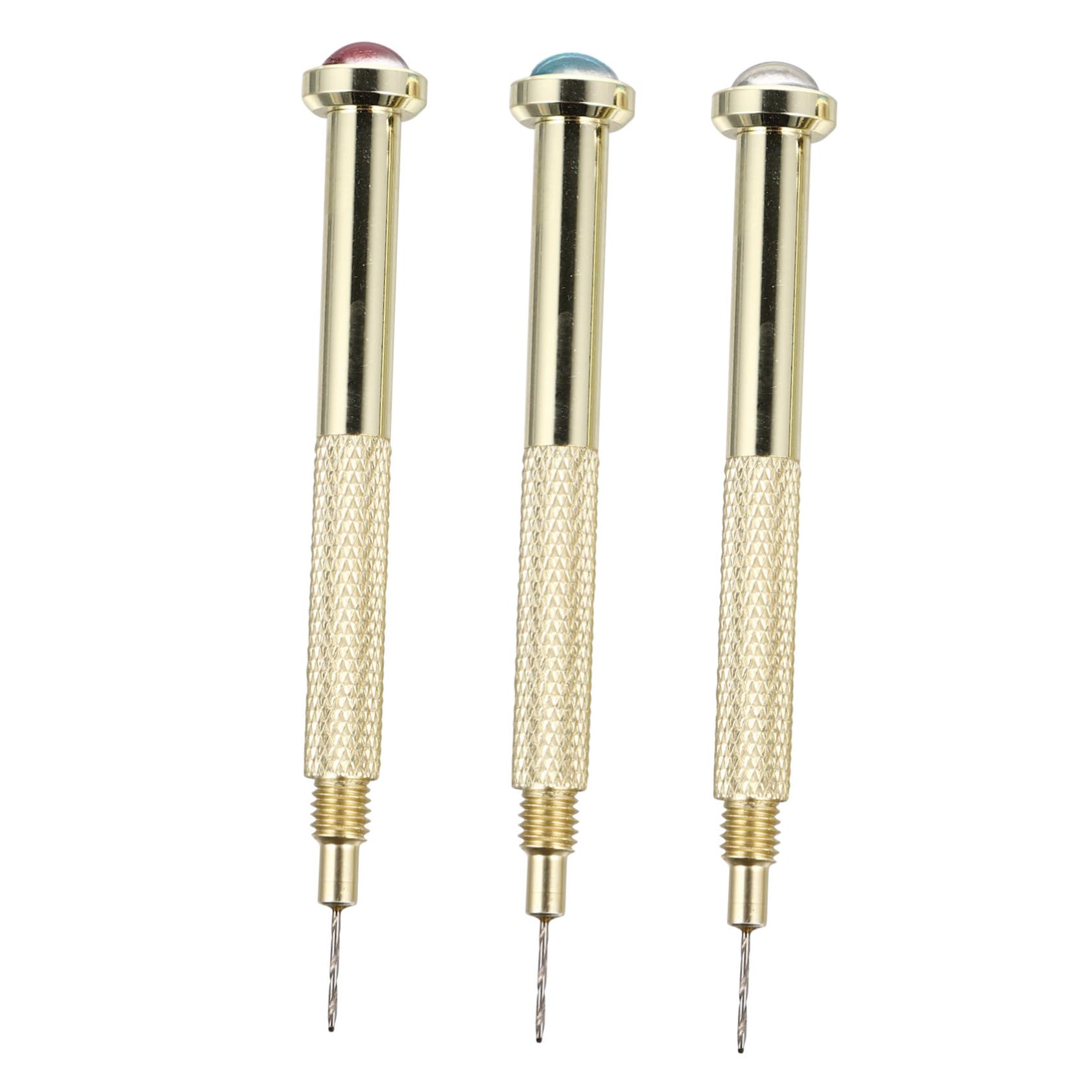 FOMIYES Nail Hand Drill for Piercing Jewelry Pin Vise Hand Drill Metal Piercing Tool Random Color