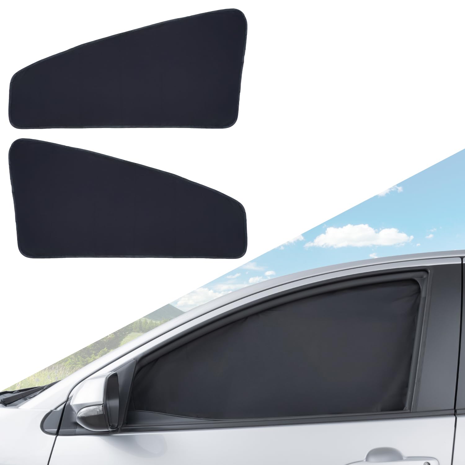 Amazon | セイワ (SEIWA) 車用カーテン フロントサイド カーテン遮光 2