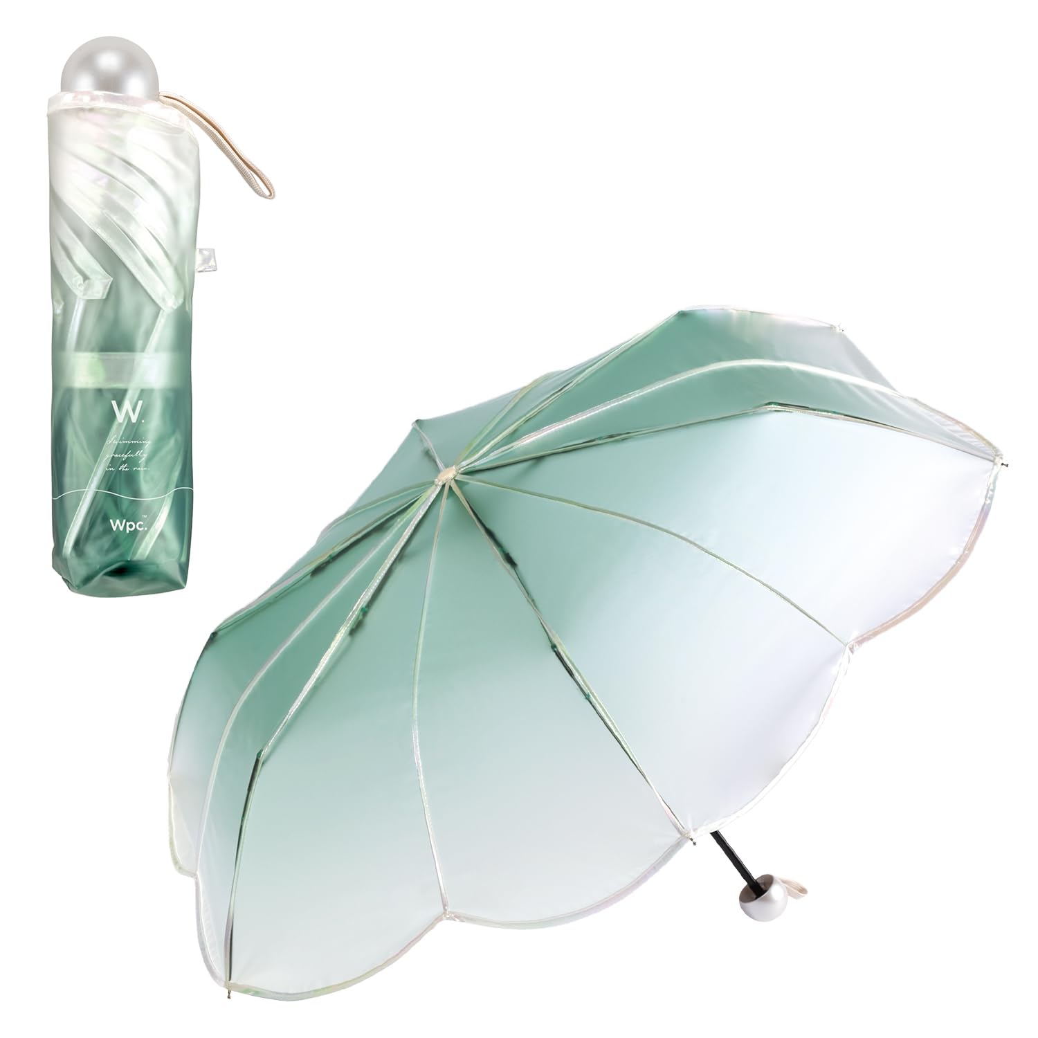 Wpc. PT-0072 Vinyl Umbrella, Mermaid Umbrella, Rain Umbrella