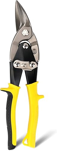 Tijeras de hojalata de aviación de 10 pulgadas, corte a la izquierda, cortador de chapa de alta resistencia, tijeras de corte de chapa de metal de