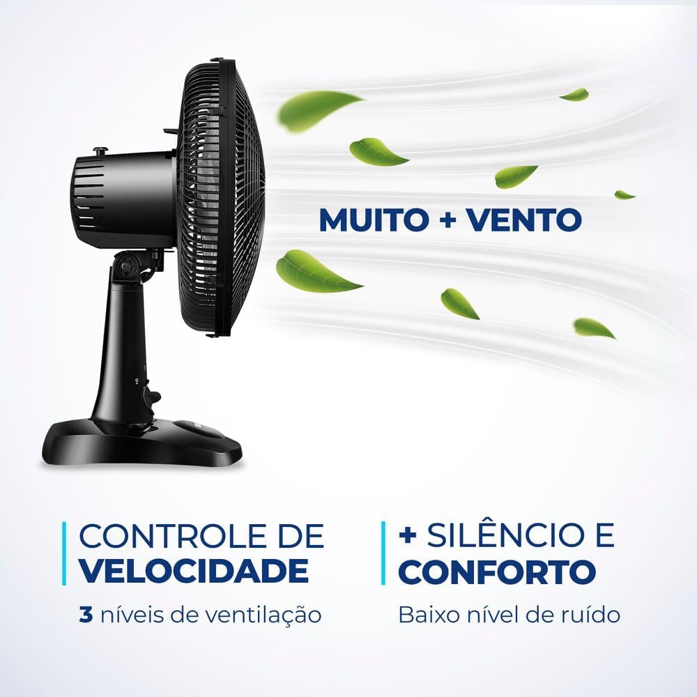 Ventilador de Mesa 30cm Super Power, Mondial, Preto, 60W, 220V - VSP-30-B - Imagem 3